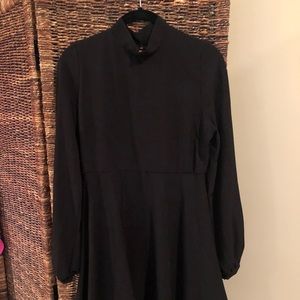 High Neck Skater Dress